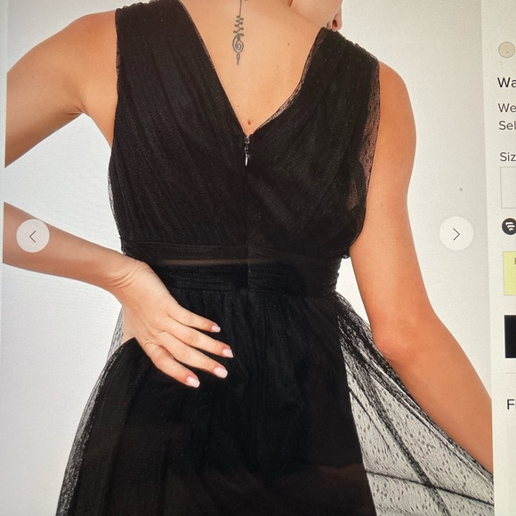 Lulus Mesmerized By You Dotted Tulle Midi Dress - Picture 4 of 4